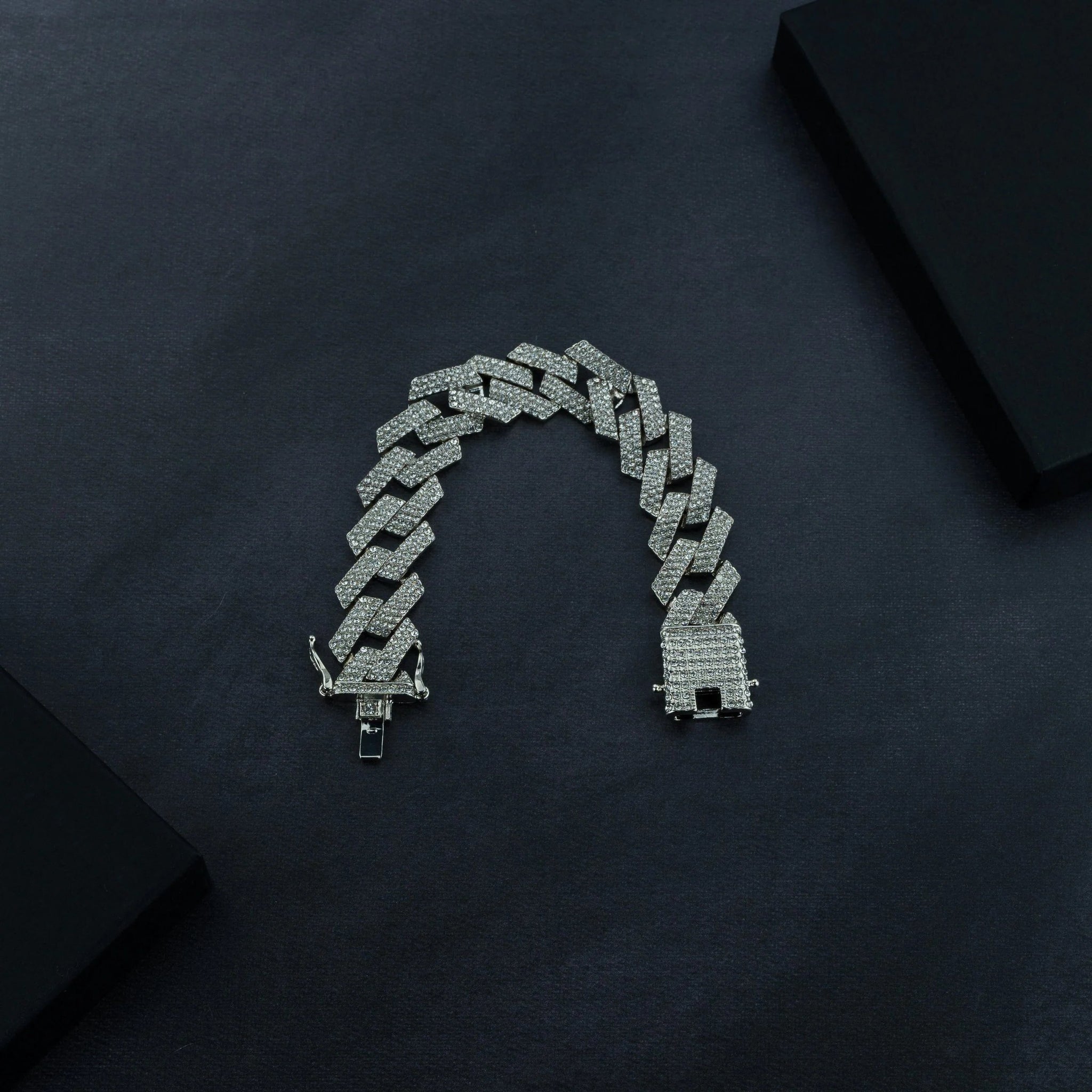 20mm Prong Chain & Prong Bracelet Bundle luxcitystore 